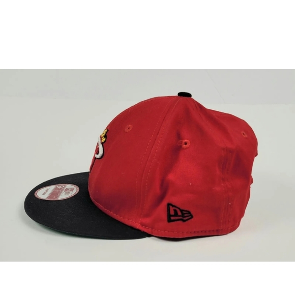 New Era NBA Hardwood Classics Miami Heat Red Snapback Hat Med/large - Picture 2 of 8